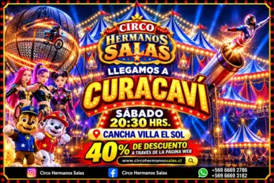 Circo Hermanos Salas llega a Curacaví - Circo